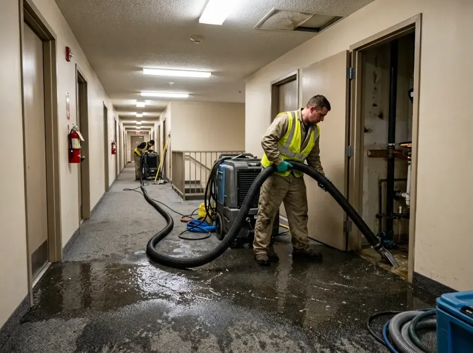 multi-unit-apartment-hallway-f-005 — frequently asked questions, Emergency Burst Pipe Water Extraction & Removal in Afton, MN